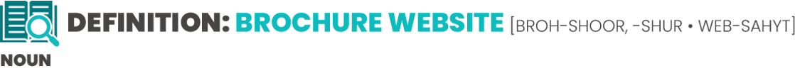 Definition Brochure Website 5