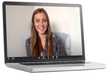 Jenna Meeting Laptop