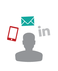 Social media amplifies content and builds sales relationships.