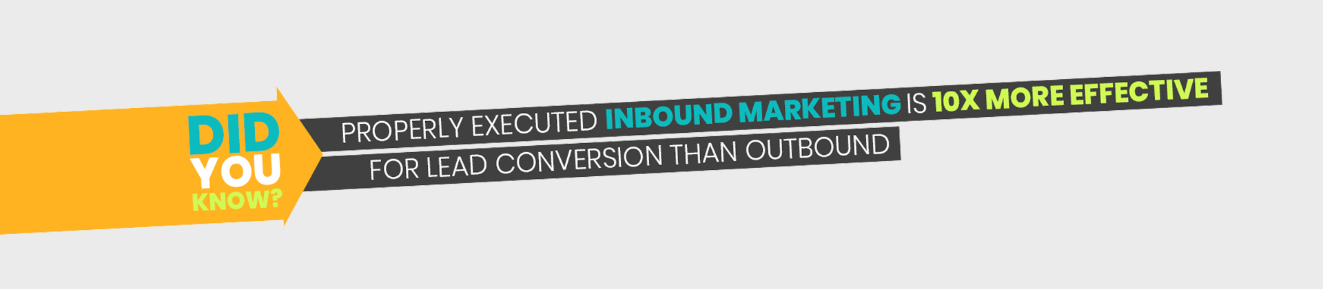 properly executed inbound marketing is 10x more effective for lead conversion than outbound v4